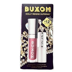 BRAND NEW❗️buxom dolly reigns supreme plumping gloss & lipstick set